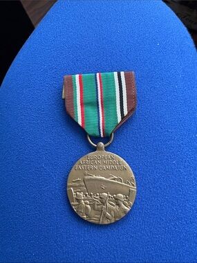 Vintage World War II Medal And European African Middle Campaign